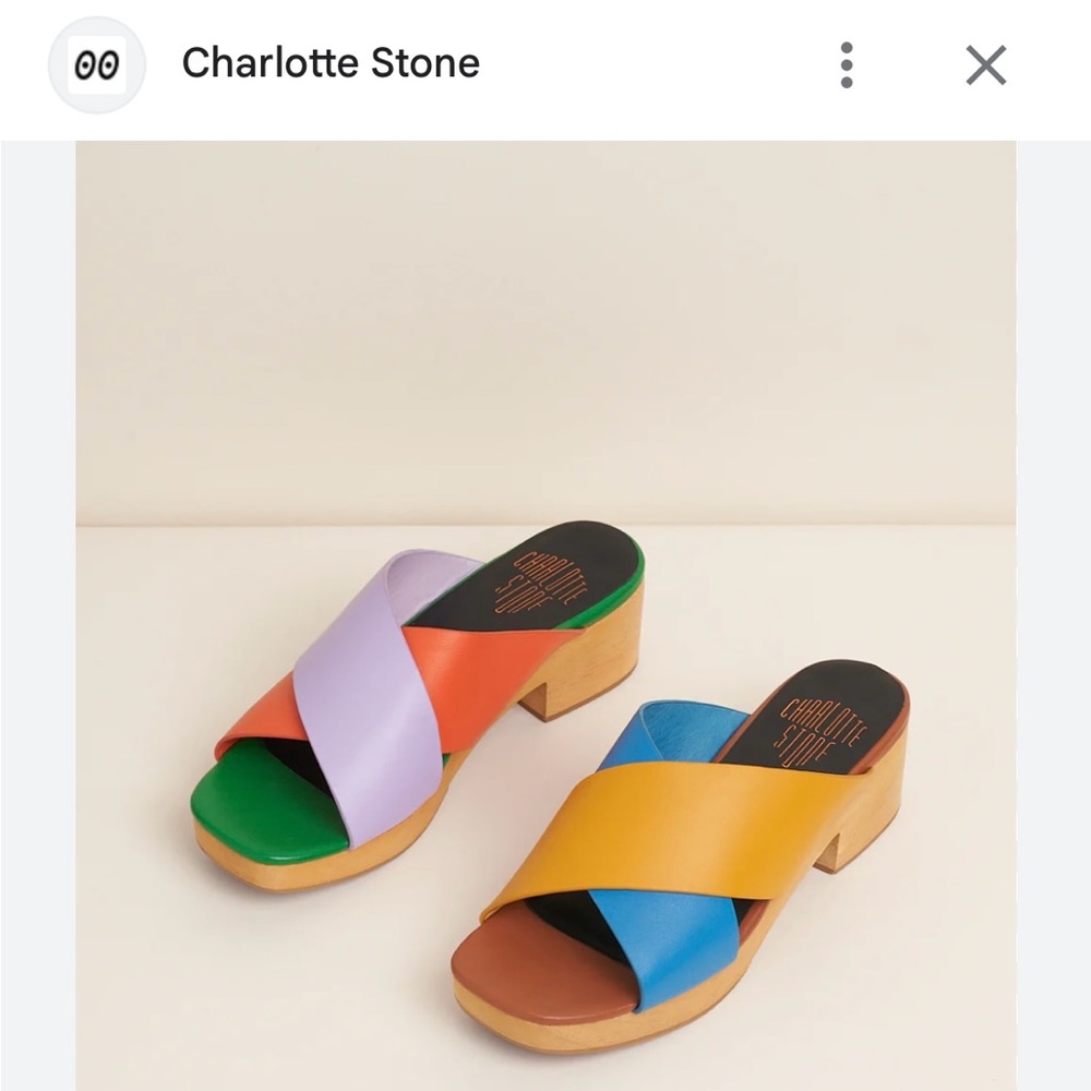 Charlotte Stone Colorblock Amos Sandal